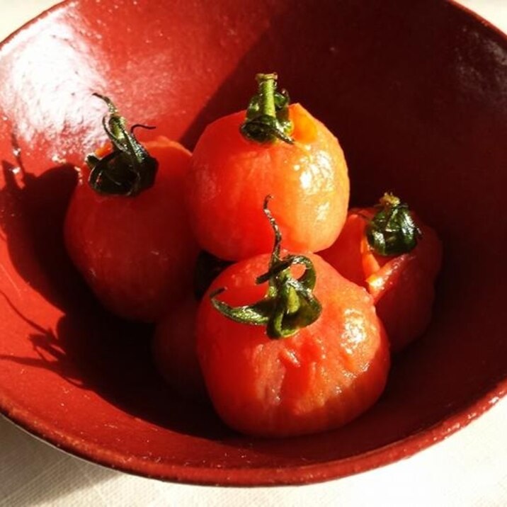 甘味凝縮 プチトマトのコンフィ レシピ 作り方 By Tokeiya Japan 楽天レシピ